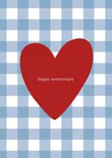 Cute Happy Anniversary Card for Significant Other created by Kiera Harding