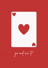 Cute Good luck/New job/Exam card for friends and loved ones - Go and ace it! created by Kiera Harding