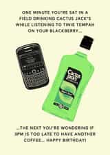 Funny Birthday Card - Relatable - Cactus Jacks & Blackberry created by Lucy  Coulson 