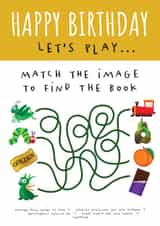 Fun Birthday Card - For Kids - Books - Interactive Fun Game created by AbiGoLucky