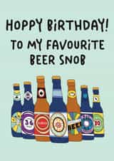 Cheeky Birthday Card - Beer Lover - Puns created by Stuck Shop Gifts