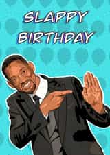 Funny Will smith birthday card created by C.W ILLUSTRATIONS 