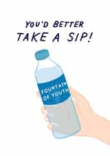 Funny Birthday Card - Cheeky Birthday Card - Getting Old Birthday Card created by Stilus