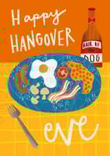 Funny Birthday Card - For Him - Hangover Eve created by AbiGoLucky