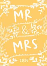 Pretty Botanical Wedding/Anniversary card created by patternmuse