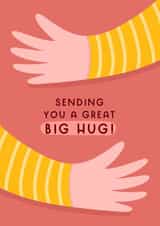 Great Big Hug - Thinking of You - Get Well Soon Card created by Joanne Hawker