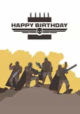 Fun Birthday Card - For Gamers - Helldivers 2 created by @midgar777