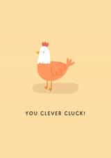 Funny Exam Results Card - You Clever Cluck! created by Joanne Hawker