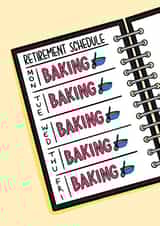 Baking Retirement Card - Funny Card for Colleague created by TeePee Creations