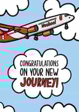 Cute Congratulations Card - New Journey Card - Leaving Card created by TeePee Creations