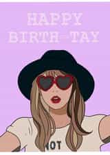 Birthday card for Taylor Swift lovers created by Grace Simmons