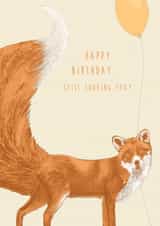 Funny Fox Birthday Card for friend - Still looking foxy. created by Kate Daniels Design