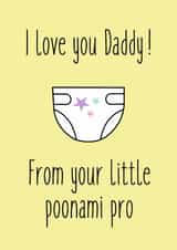 Fathers day card from the baby. created by Susiewuzie