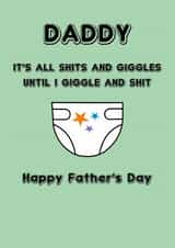 Funny Father's Day card from the little one. created by Susiewuzie