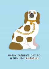 Cheeky Father's Day Card - Genuine Antique created by Joanne Hawker
