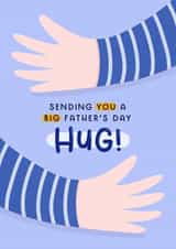 Heartfelt Father's Day Card - Sending a Big Hug - Long Distance Dad created by Joanne Hawker