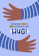 Heartfelt Father's Day Card - Long Distance Dad - Big Hug created by Joanne Hawker