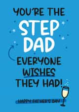 Cute Father's Day Card - Special Step Dad created by Twisted Haggis