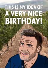 Funny Birthday Card - Gary Barlow TikTok - Very Nice Day Out created by Cards from Designers