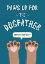 Cute Father's Day Card - Dogfather created by Wink Design - Michelle Roberts