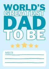 Heartfelt Father's Day Card - For Dad To Be - From The Bump created by Just Jojo