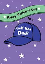 Cute Father's Day Card - To A Golf Mad Dad created by @Laura Lonsdale Designs