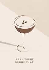 Pretty Birthday Card - For Her - Simple Espresso Martini created by @doublepea_designs