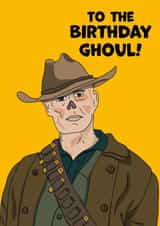Fun Birthday Card - Fallout - Ghoul created by I Made A Card