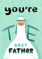 Funny Father’s Day Card - You’re The Best Father created by Marina Kromitsyna