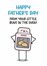 Cute Father's Day Card - From Twins - From the Bump created by Twisted Haggis