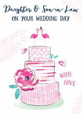 Classic Wedding Card - For Daughter & Son in Law created by Katie Phythian Design