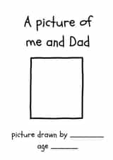 Heartfelt Fathers Day Card - From The Kids - Picture Of Me And Dad created by Amy (Hedgecards)