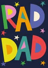 Classic Fathers Day Card - Rad Dad created by Sazerelli Designs