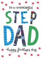 Classic Fathers Day Card - For Step Dad created by The Boy and the Bear