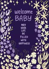 Welcome baby! A gender-neutral option for a little miracle. created by Sannaka Designs
