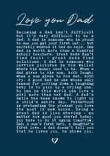 Heartfelt Father's Day Card - Thankful and Senimental created by Coulson Macleod