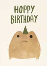 Cute Birthday Card - Hoppy Frog created by Cozy Calm