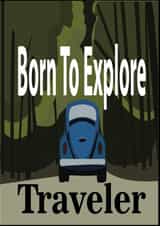 Born To Explore Road Trip Classic Birthday Card For Traveler Friend created by Nisha Prabhu