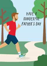 Running - Punny Father's Day Card created by Helen Richmond