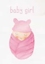 Baby Girl - New Baby Card created by All The Best