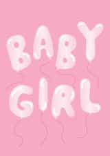 Baby Girl - Congratulations New Baby Card created by All The Best