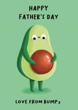 Cute Father’s Day Card - For Dad To Be - From Bump created by Sophie Kent Illustration