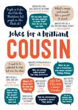Funny Birthday Card - Cousin - Brilliant Jokes created by Paper Plane