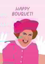 Happy Bouquet! Hyacinth Bucket from Keeping Up Appearances Birthday Card created by @veryarshshop