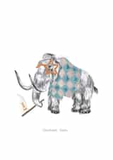 Cute Mammoth Father's Day For A Cool Dad created by Halle-lula P