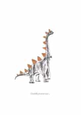 Super cute 'Daddysaurus' Father's Day card created by Halle-lula P