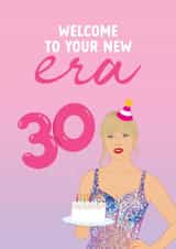 30th Birthday Card for Taylor Swift fan - Welcome to your new Era created by The Cake Thief