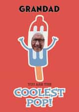 Personalised Father's Day Photo Card created by Choo Choo  - Coolest Pop Personalised Father's Day Photo Card