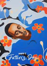Pretty Father's Day Card - Cool Dad - Artistic created by Ink Icons