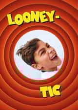 Personalised Photo Card created by BAD DAD DESIGN - Looneytune Cartoon Personalised Photo Card 48732